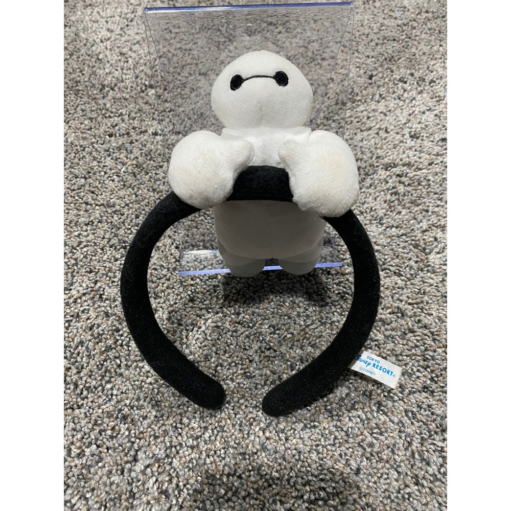 Headband Plush Big Hero 6 Baymax Tokyo Disney Resort White OS Excellent